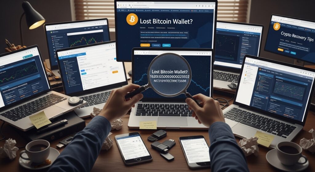 how to find lost cryptocurrency